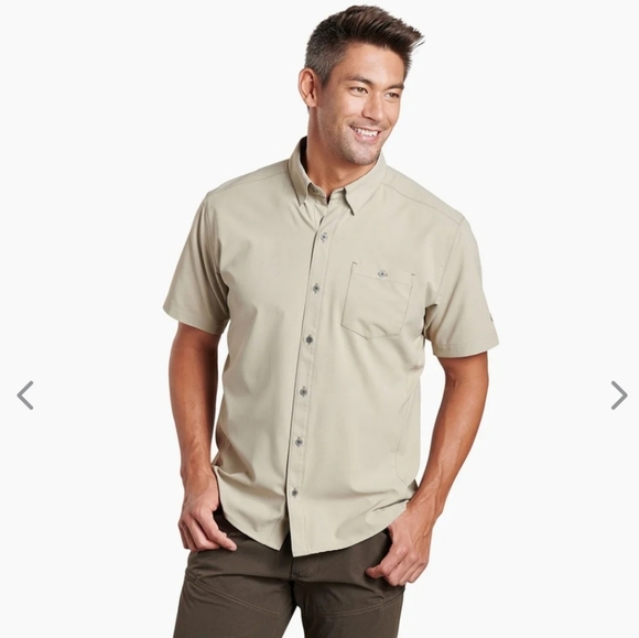 Kuhl Other - KUHL Men's Khaki Bandit Short Sleeve Shirt large NWOT